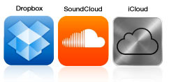 icloud_Dropbox_Soundcloud