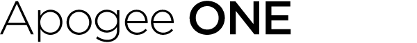 Apogee-ONE-title